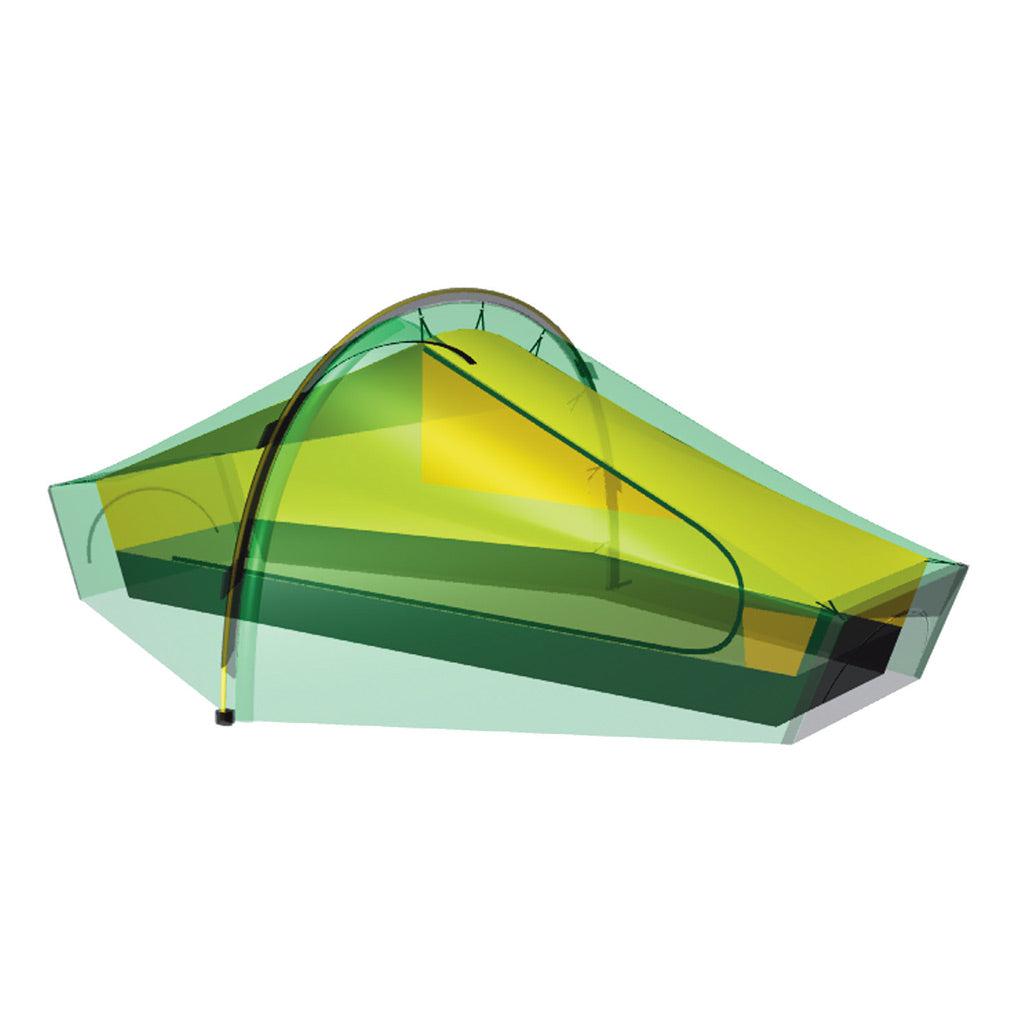 Akto 1 Person Tent - Red Label - Sand
