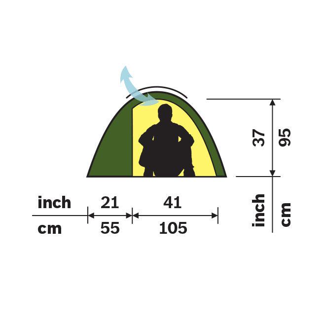 Soulo 1 Person Tent - Red Label