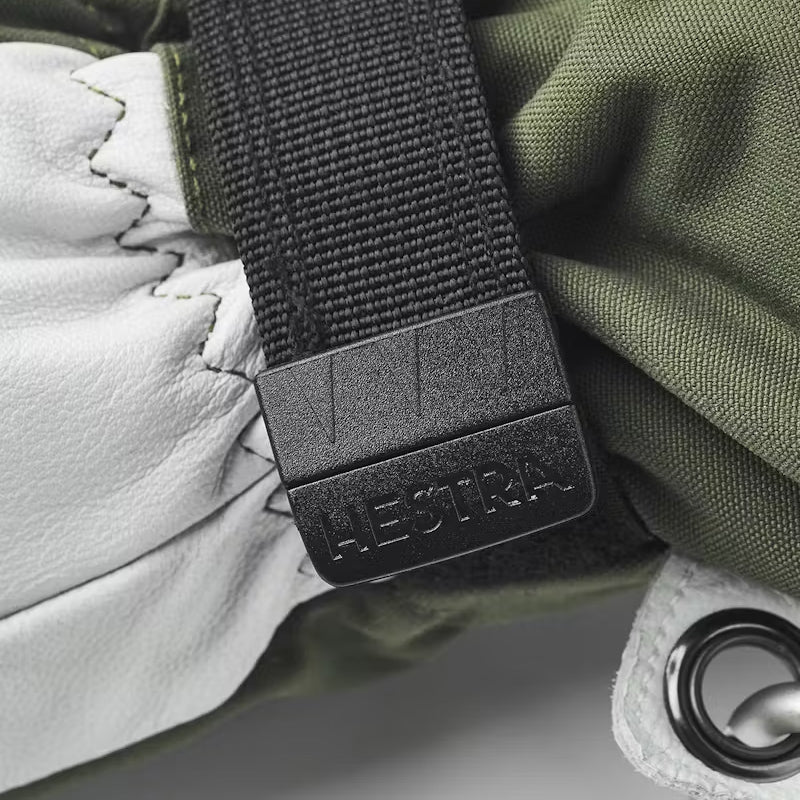 Army Leather Heli Ski 3-finger Gloves