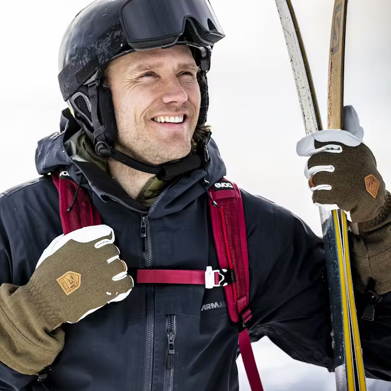 Army Leather Patrol Gauntlet Gloves