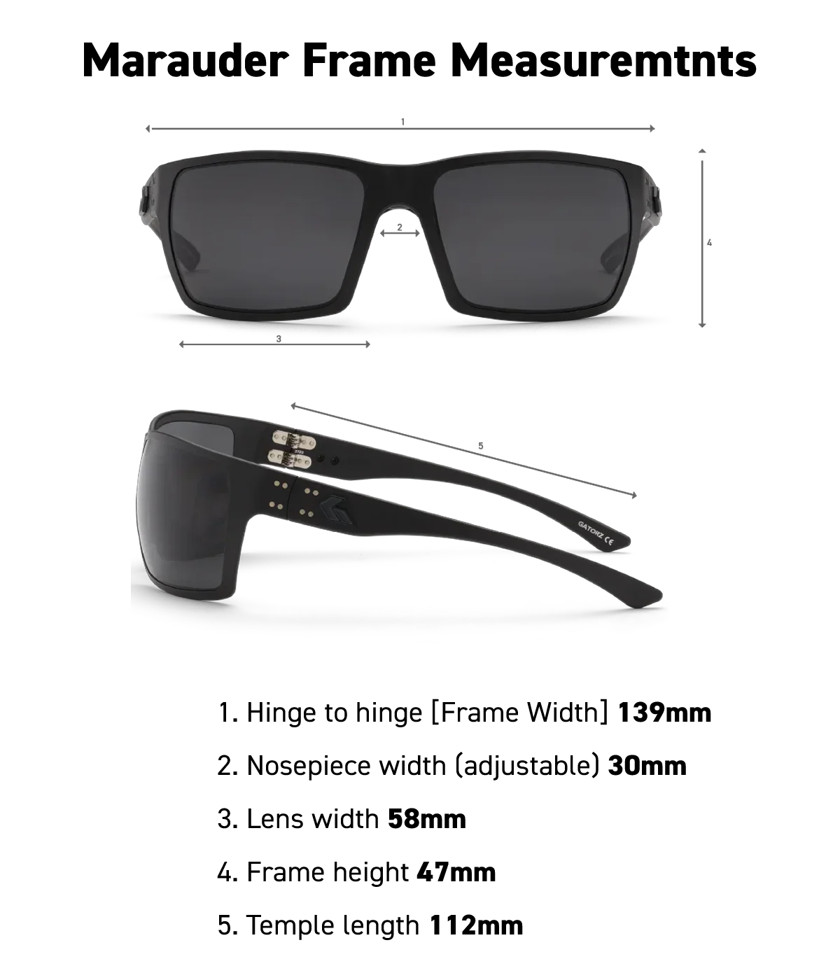 Marauder Milspec Ballistic Sunglasses