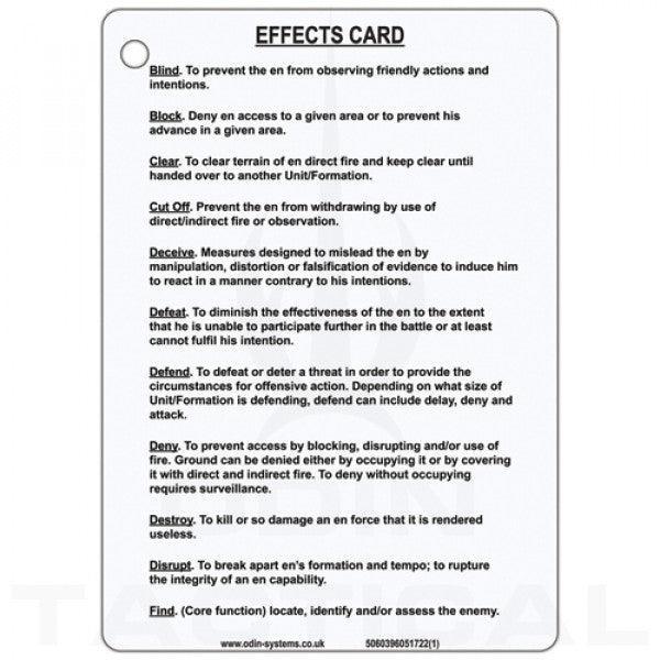 Effects Card