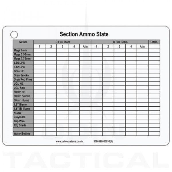 Section Dual Ammo Card