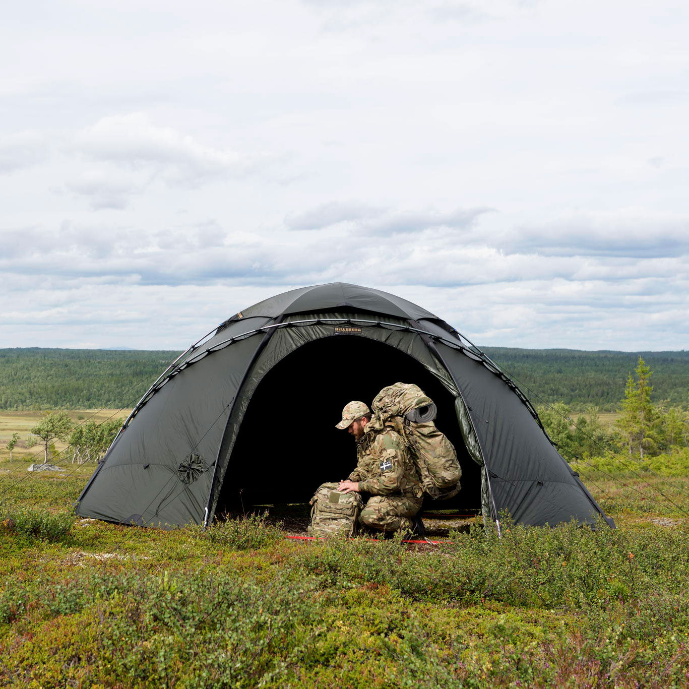 Atlas Basic Tactical 8 Person Tent - Blue Label