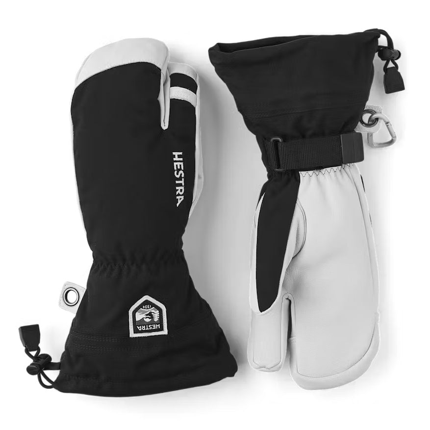 Army Leather  Heli Ski 3-finger Gloves