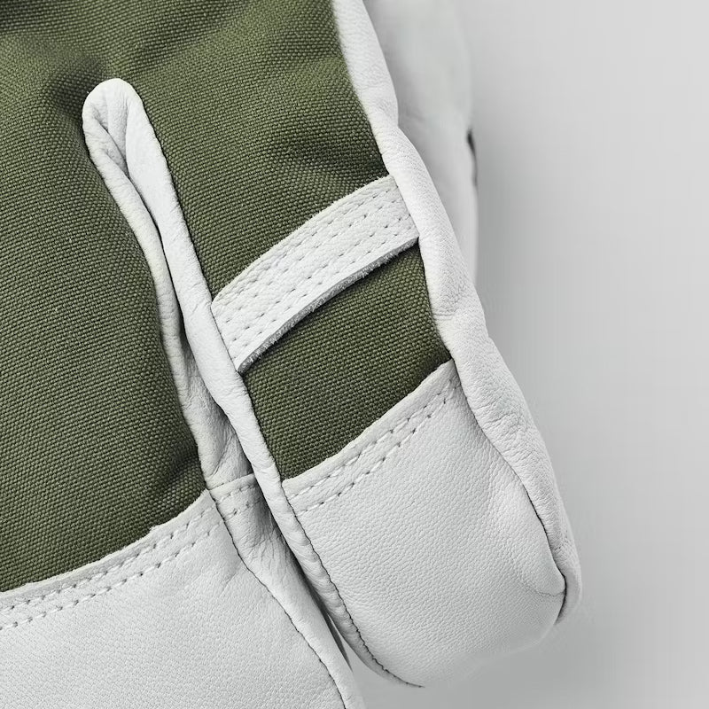 Army Leather  Heli Ski 3-finger Gloves