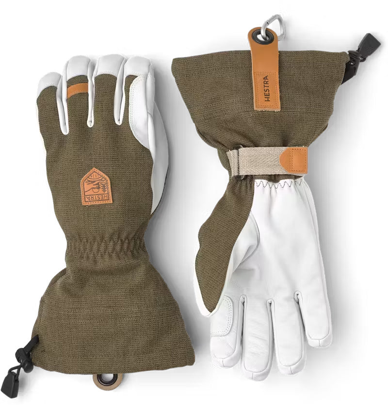 Army Leather Patrol Gauntlet Gloves