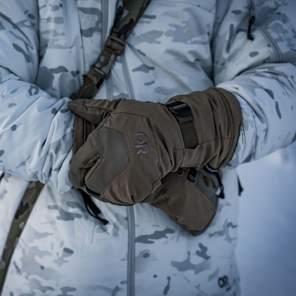 Arete Modular Gore-Tex 3-Finger Gloves