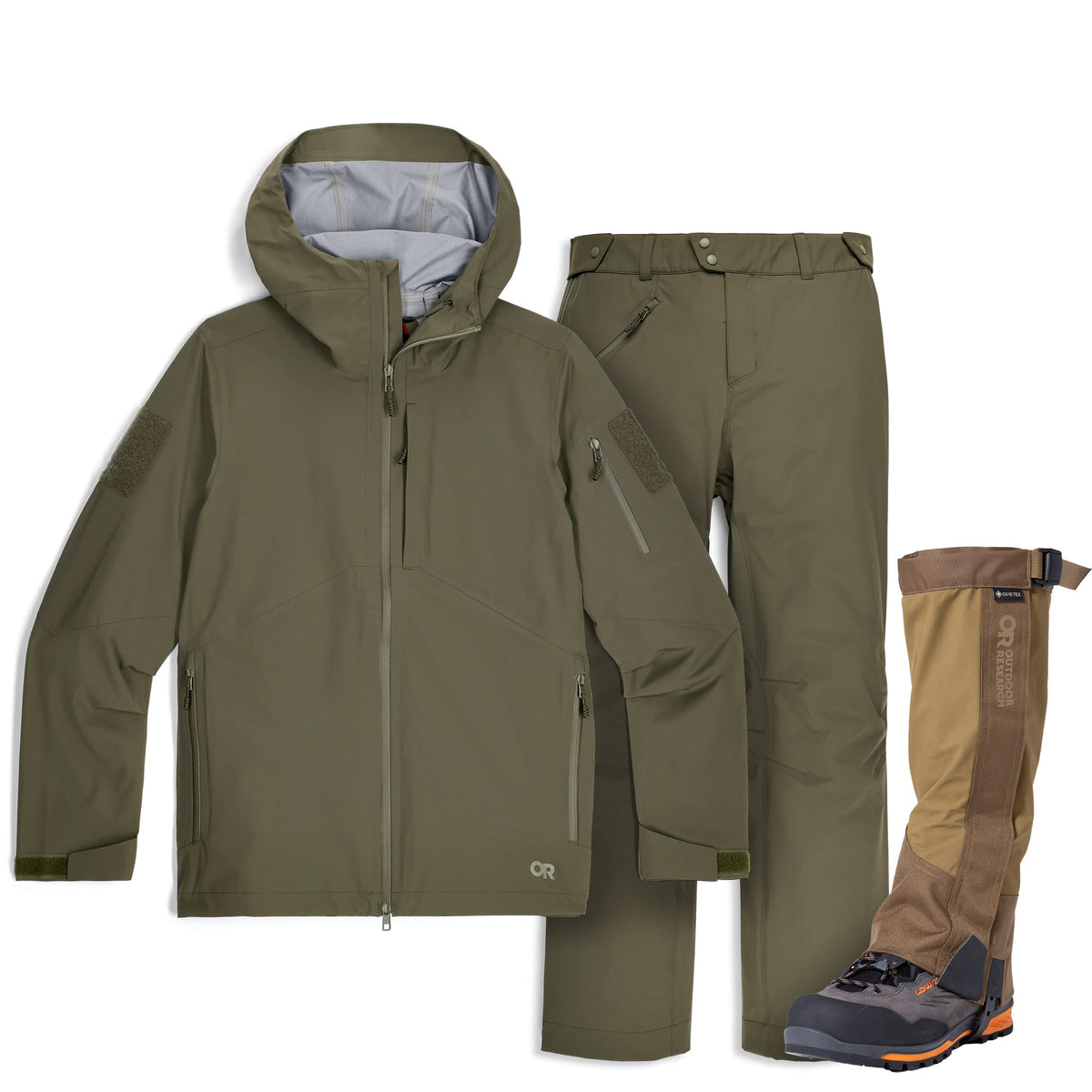 Outdoor Research Microgravity - Ranger Green Bundle + Gaiters