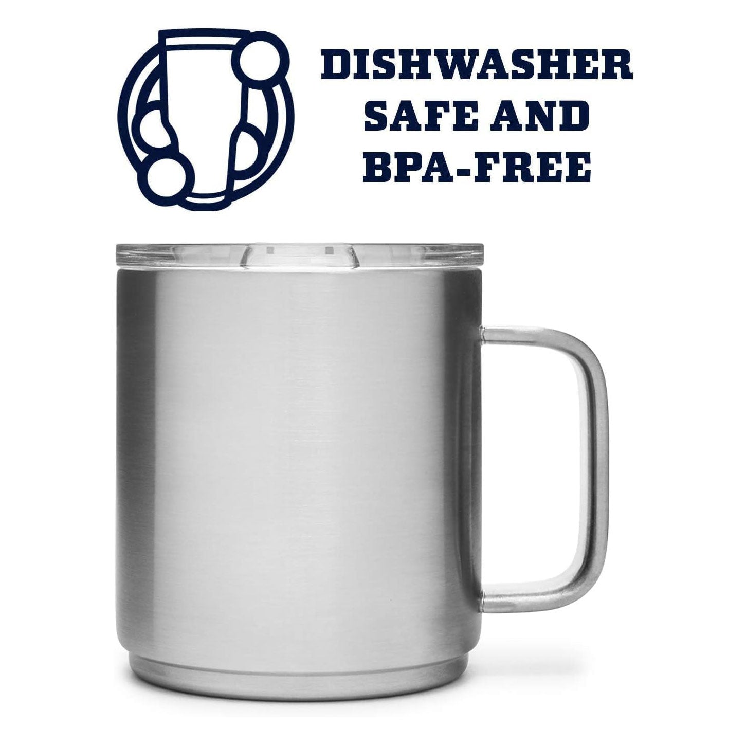 Rambler® 10 oz (295 ml) Stackable Mug - Stainless Steel