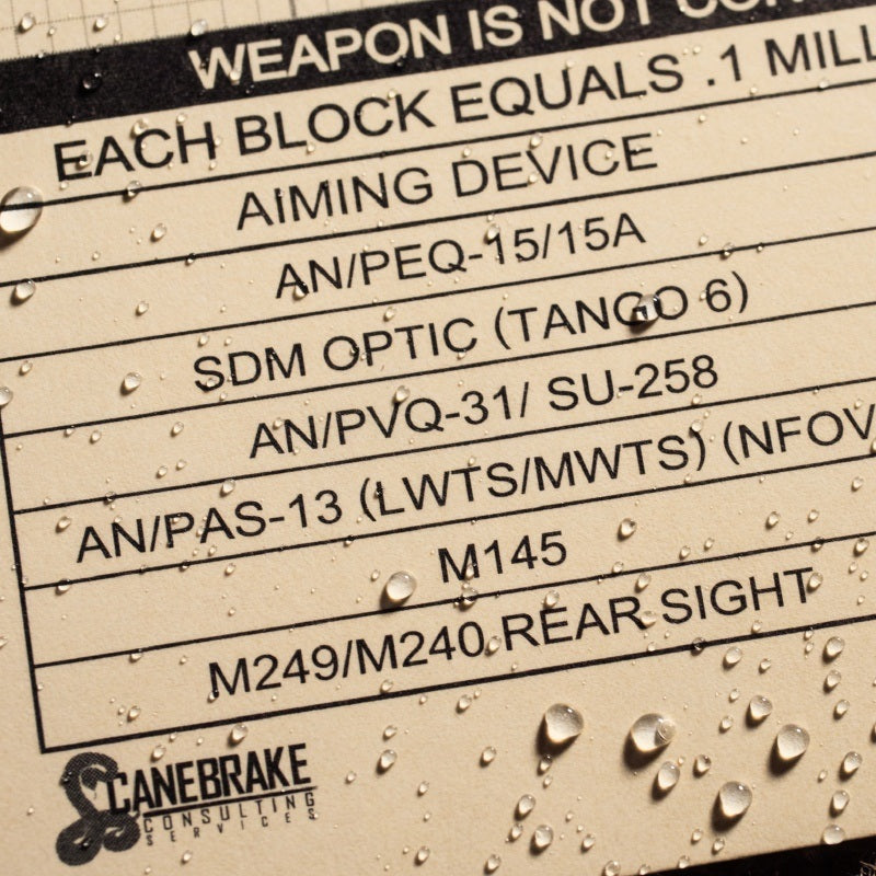 25M Multipurpose Target True-Mil Grid 8.5 X 11 Inch - 100 PK