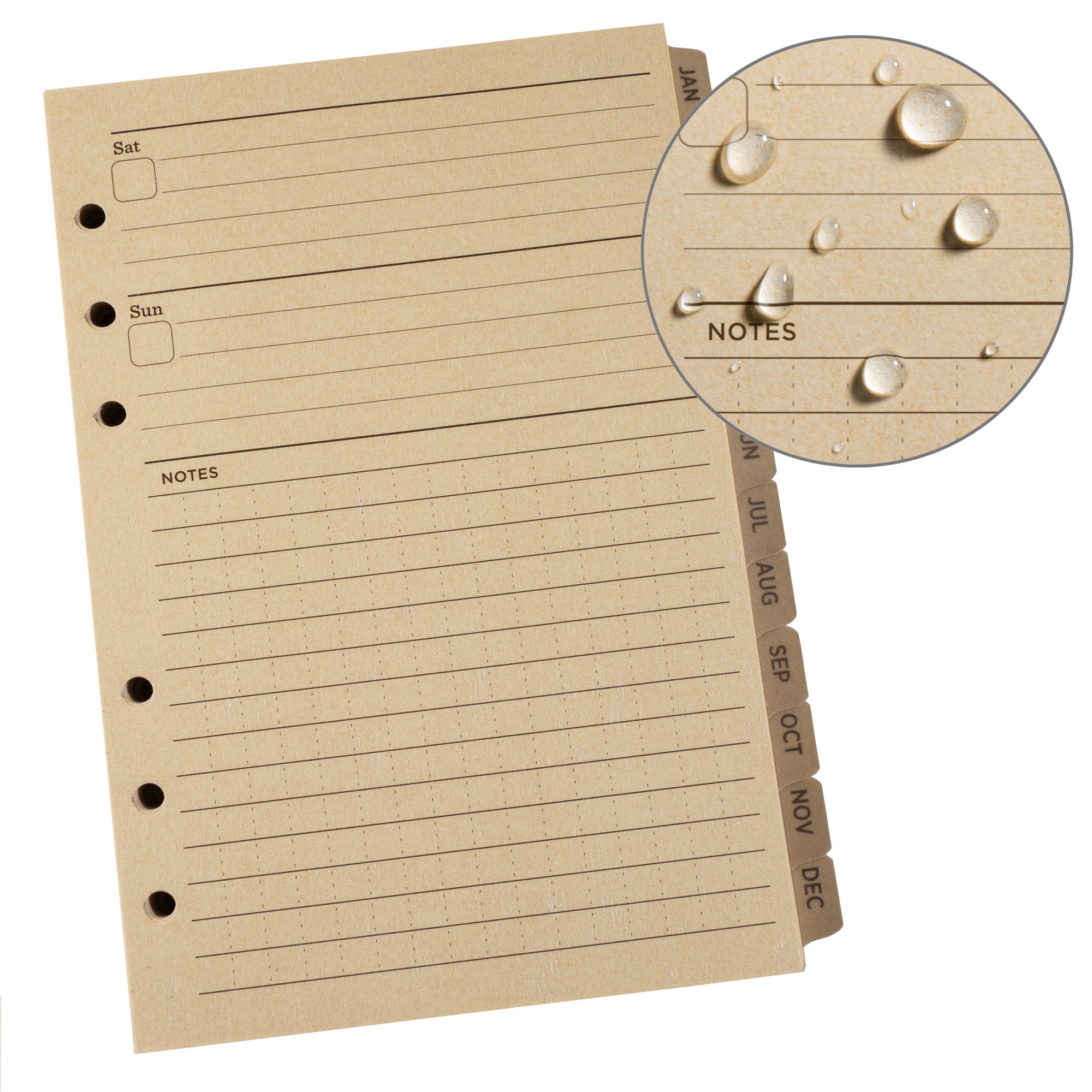Standard Weekly Planner Refill 4.625 X 7 Inch