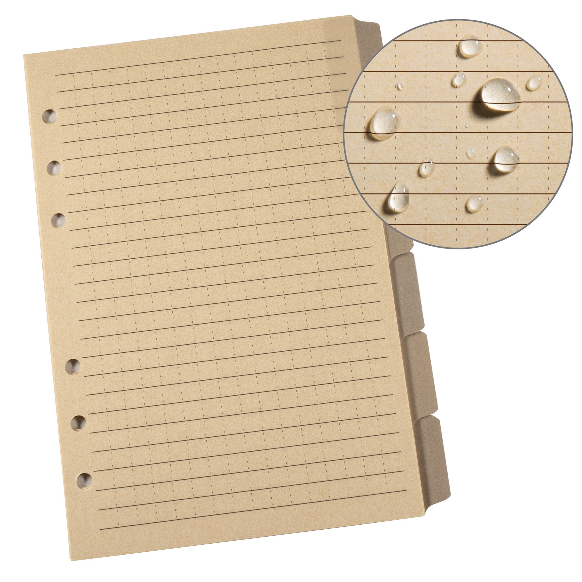 Standard Generic Tab Set 4.625 X 7 Inch - 6 PK