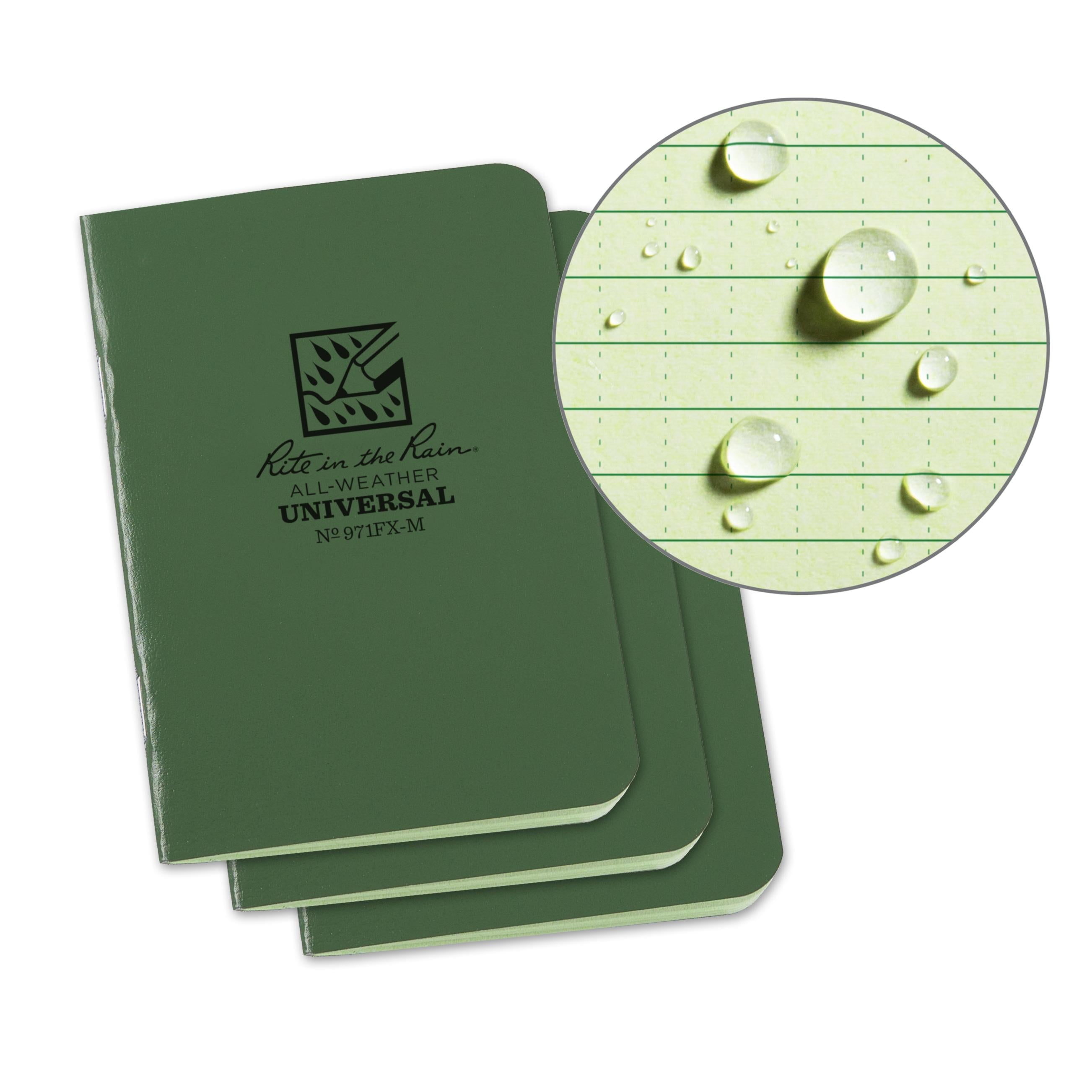 Stapled Notebook 3.25 X 4.625 Inch (12 Sheets) 3PK