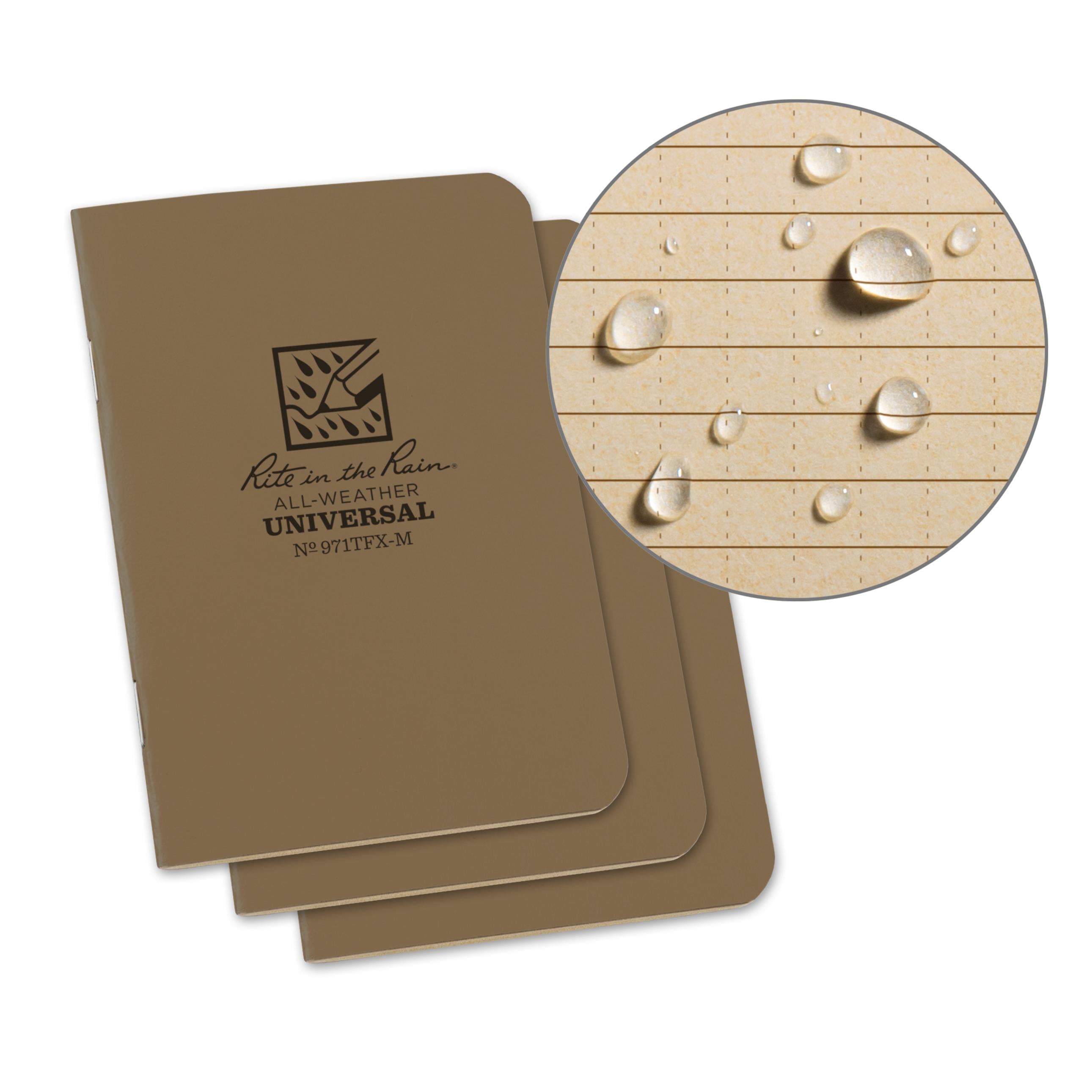 Stapled Notebook 3.25 X 4.625 Inch (12 Sheets) 3PK