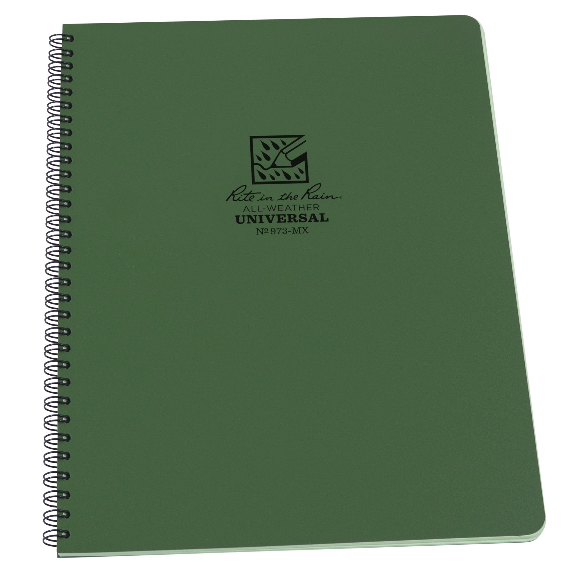 Rite In The Rain Side Spiral Notebook 8.5 X 11 Inch (42 Sheets)