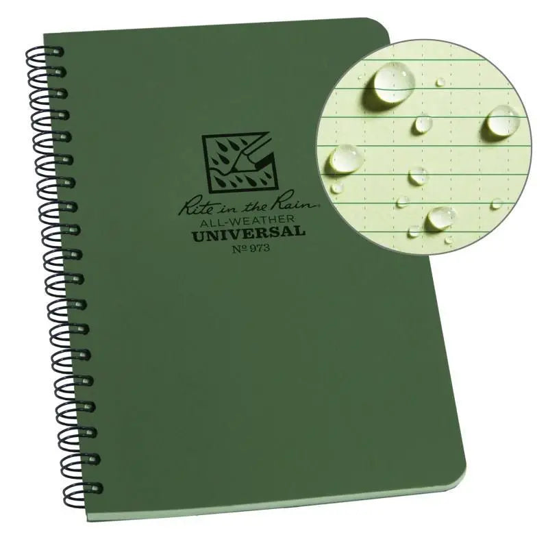 Side Spiral Notebook 4.625 x 7 Inch (32 Sheets)