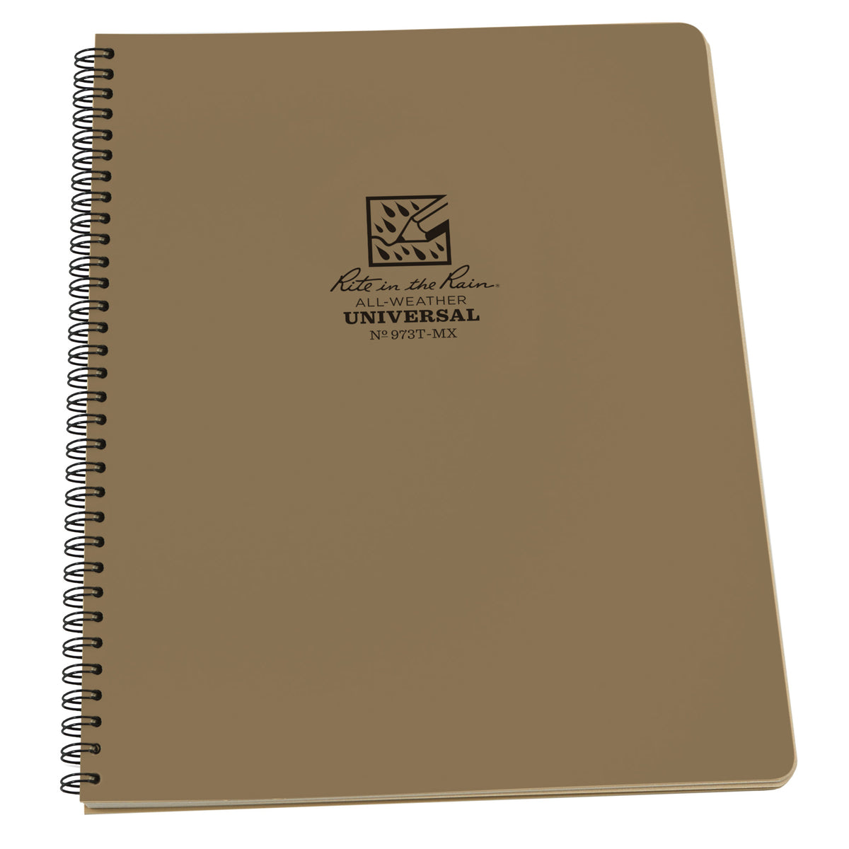 Rite In The Rain Side Spiral Notebook 8.5 X 11 Inch (42 Sheets)