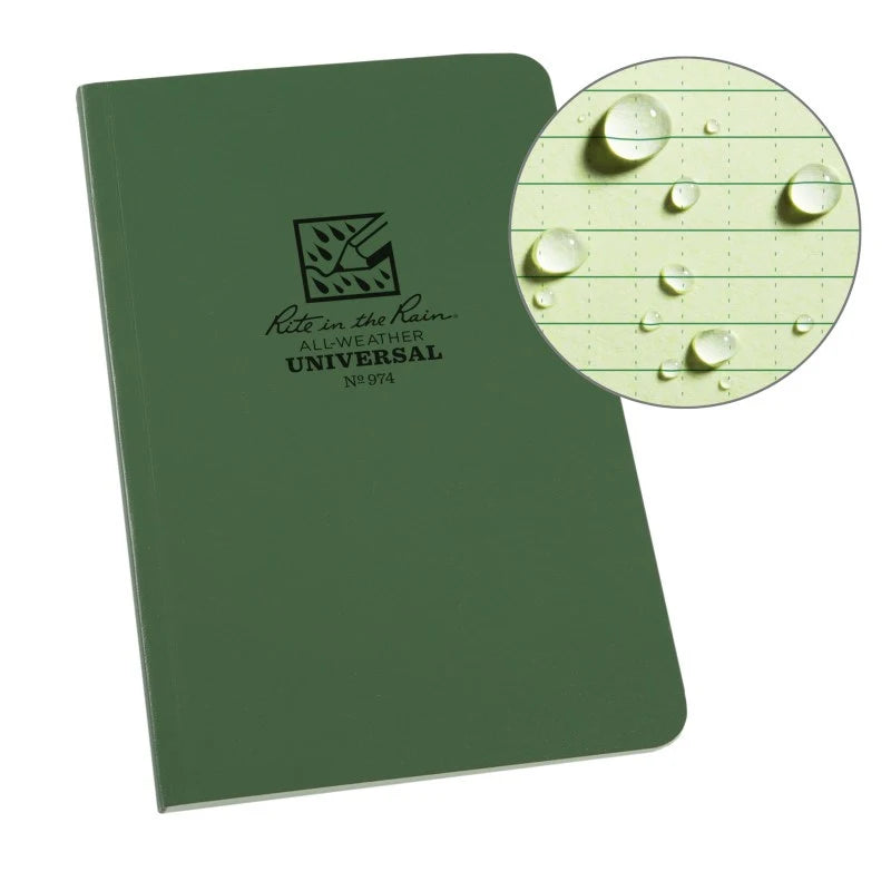 Rite In The Rain Soft Cover Notebook 4.25 X 7.25 Inch (64 Sheets)
