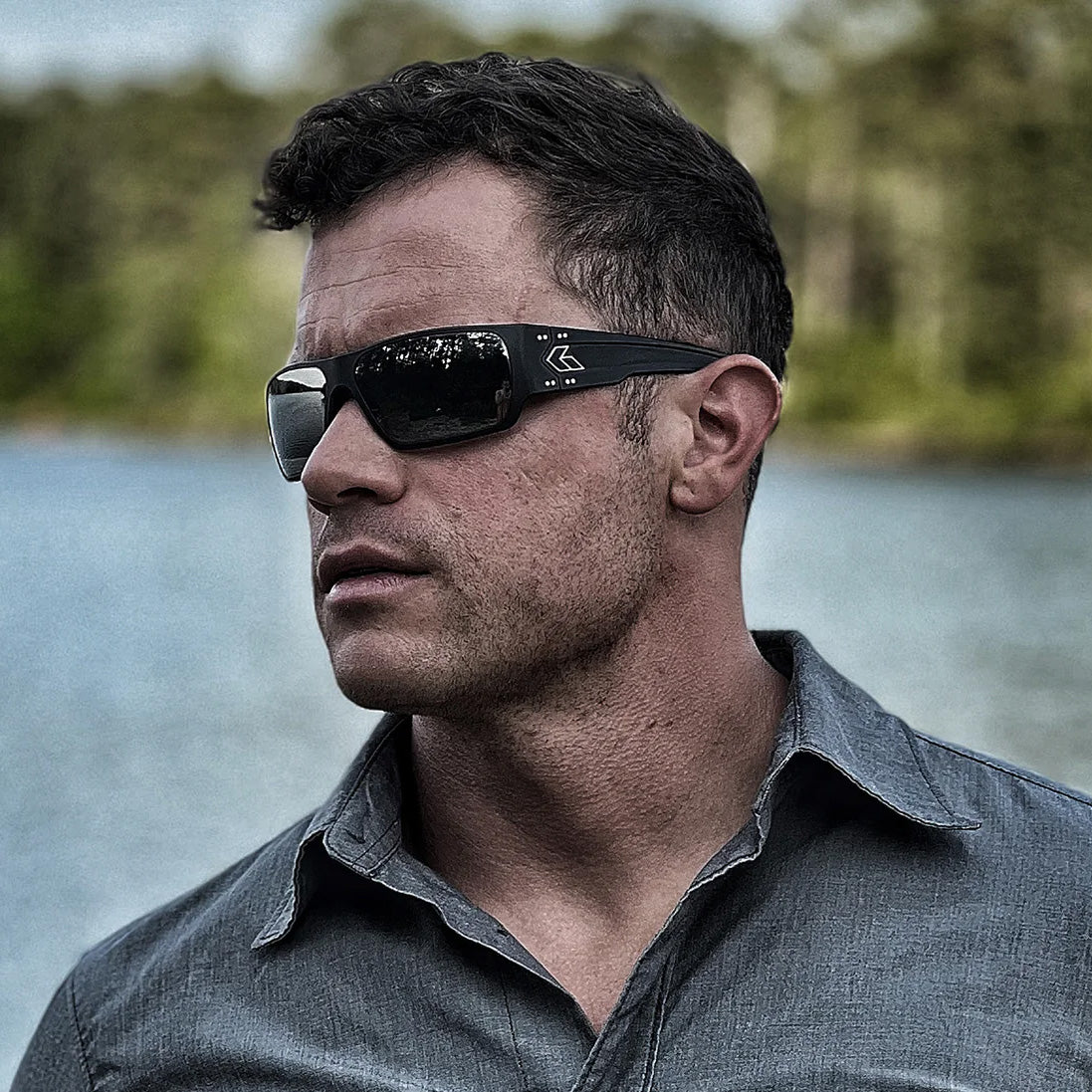 Specter Black / Smoke Polarized Sunglasses
