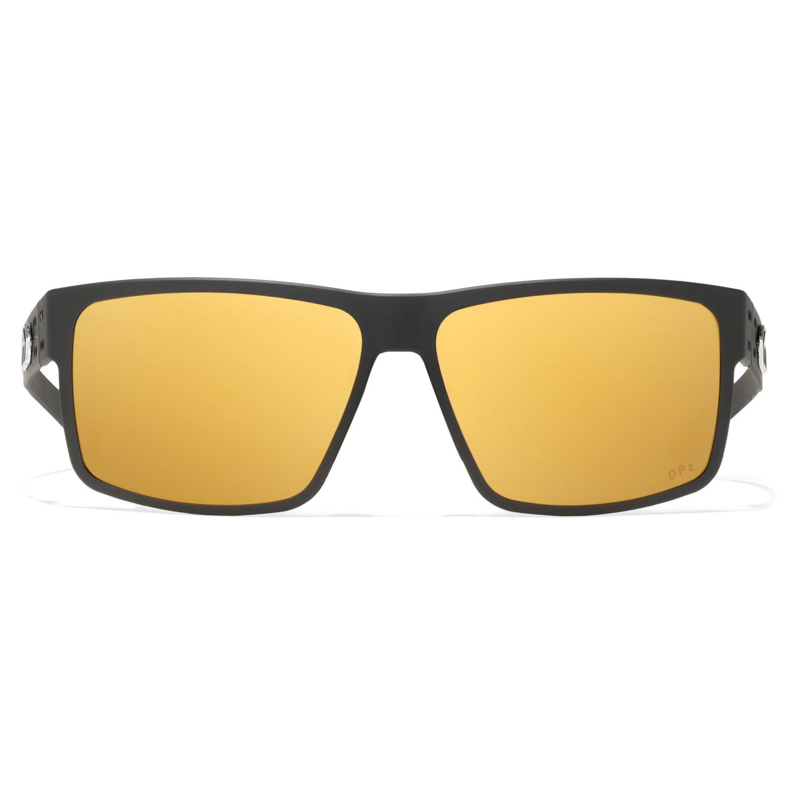Rig Black / Gold Mirror Polarized Sunglasses