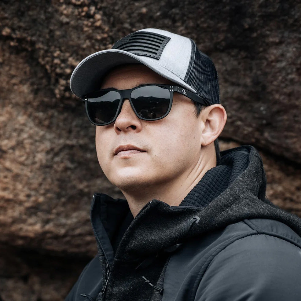 Wraith Black / Smoke Polarized Sunglasses