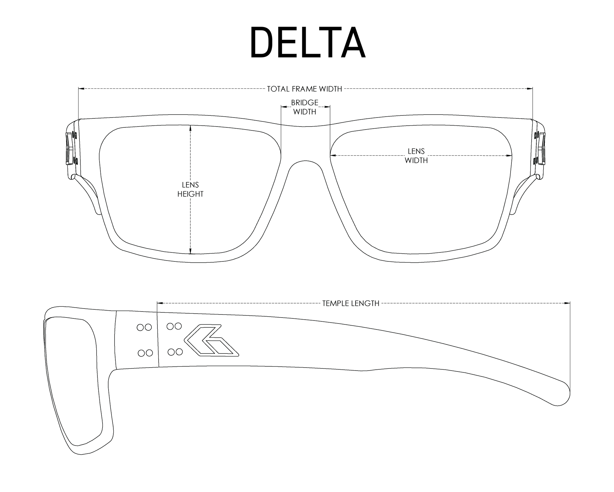 Delta Tan / Smoke Polarized Sunglasses