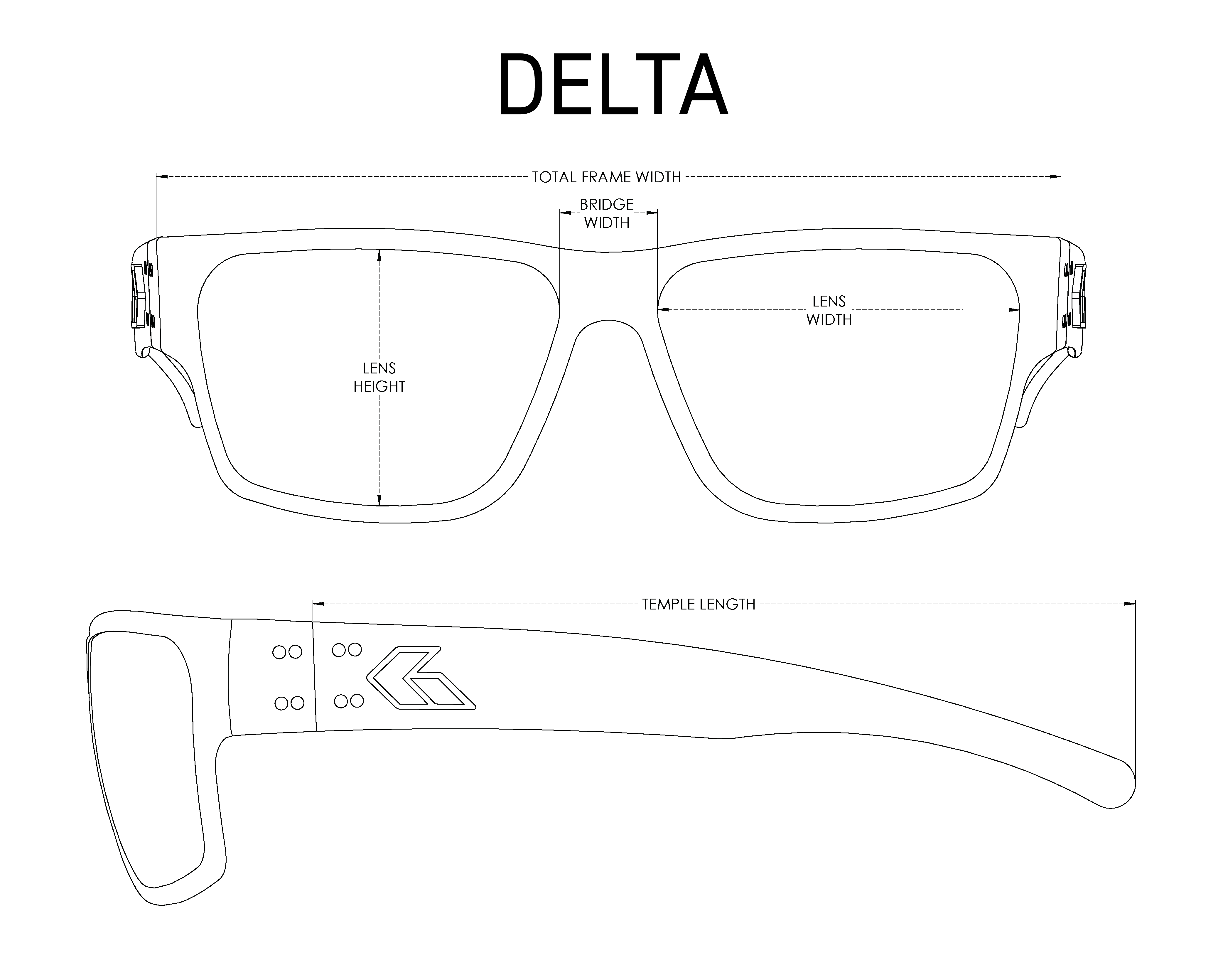 Delta M4 Gunmental / Smoke Polarized Sunglasses