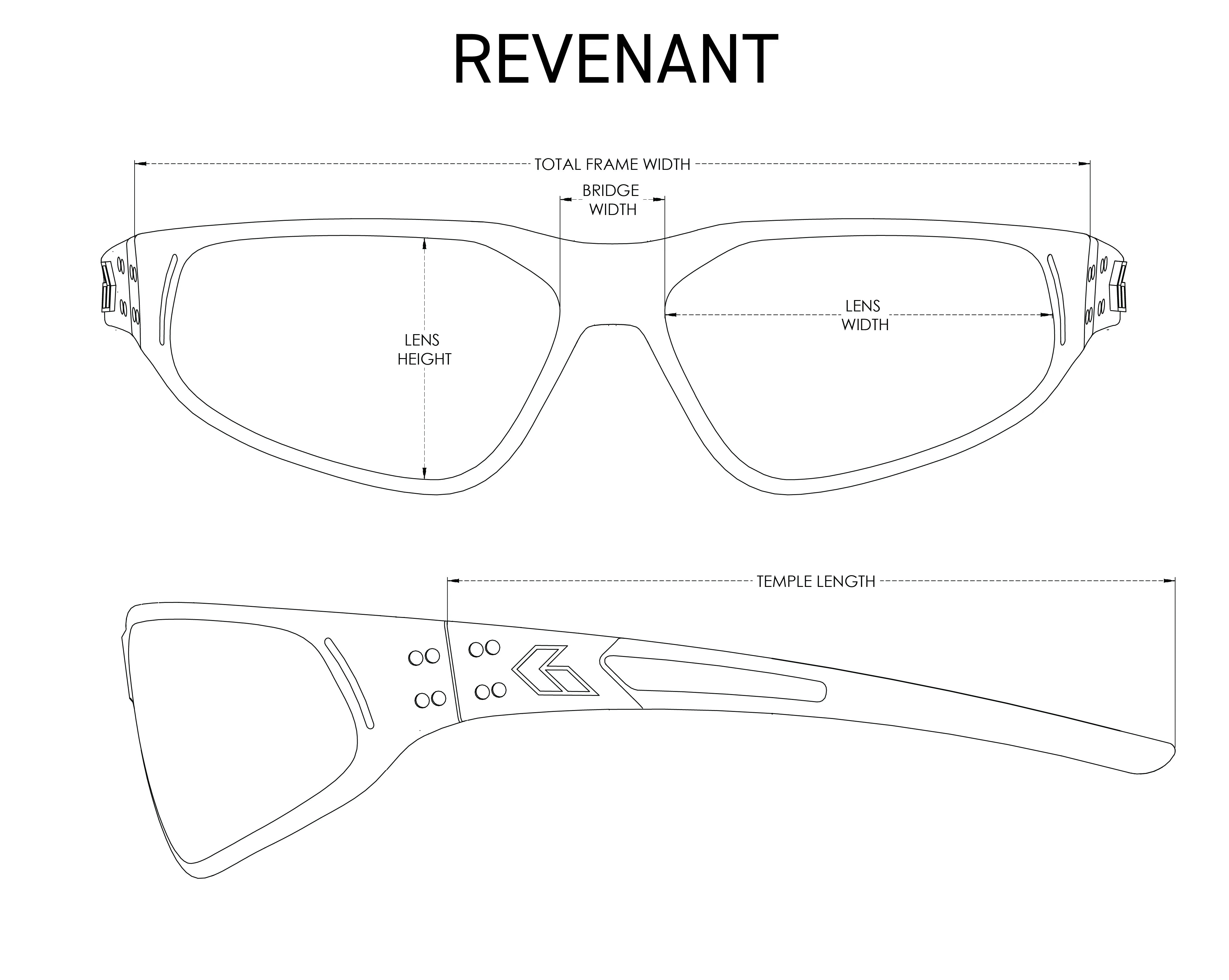 Revenant Black / Smoke Polarized Sunglasses