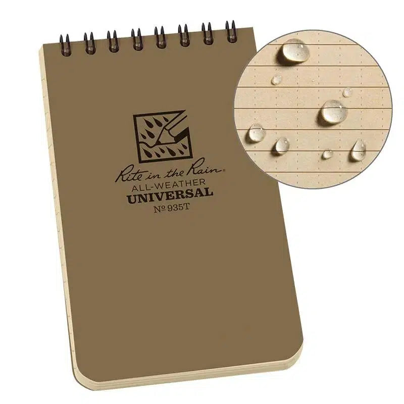 Top Spiral Bound Universal Notebook 3 X 5 Inch (50 Sheets)