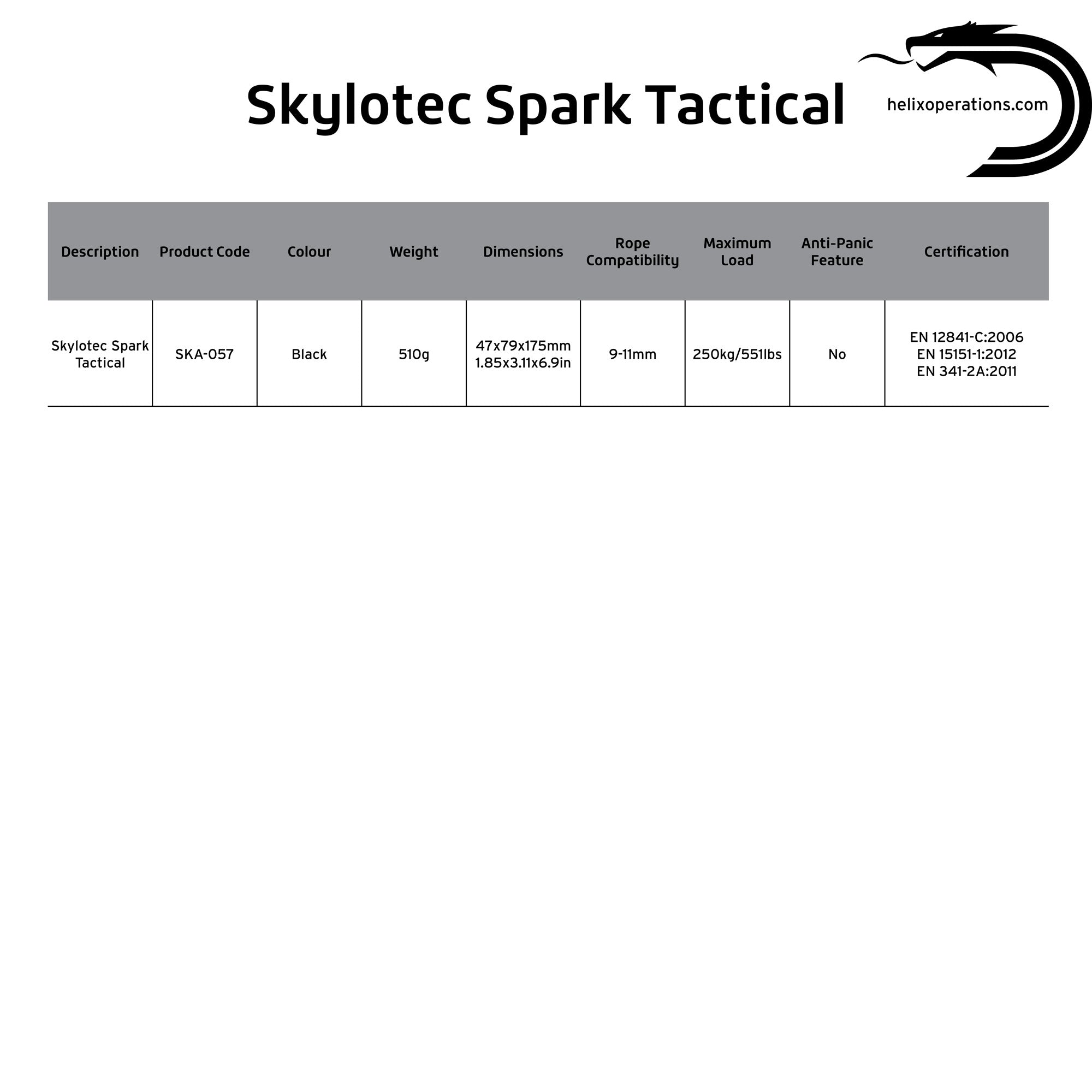 Spark Tactical Descender