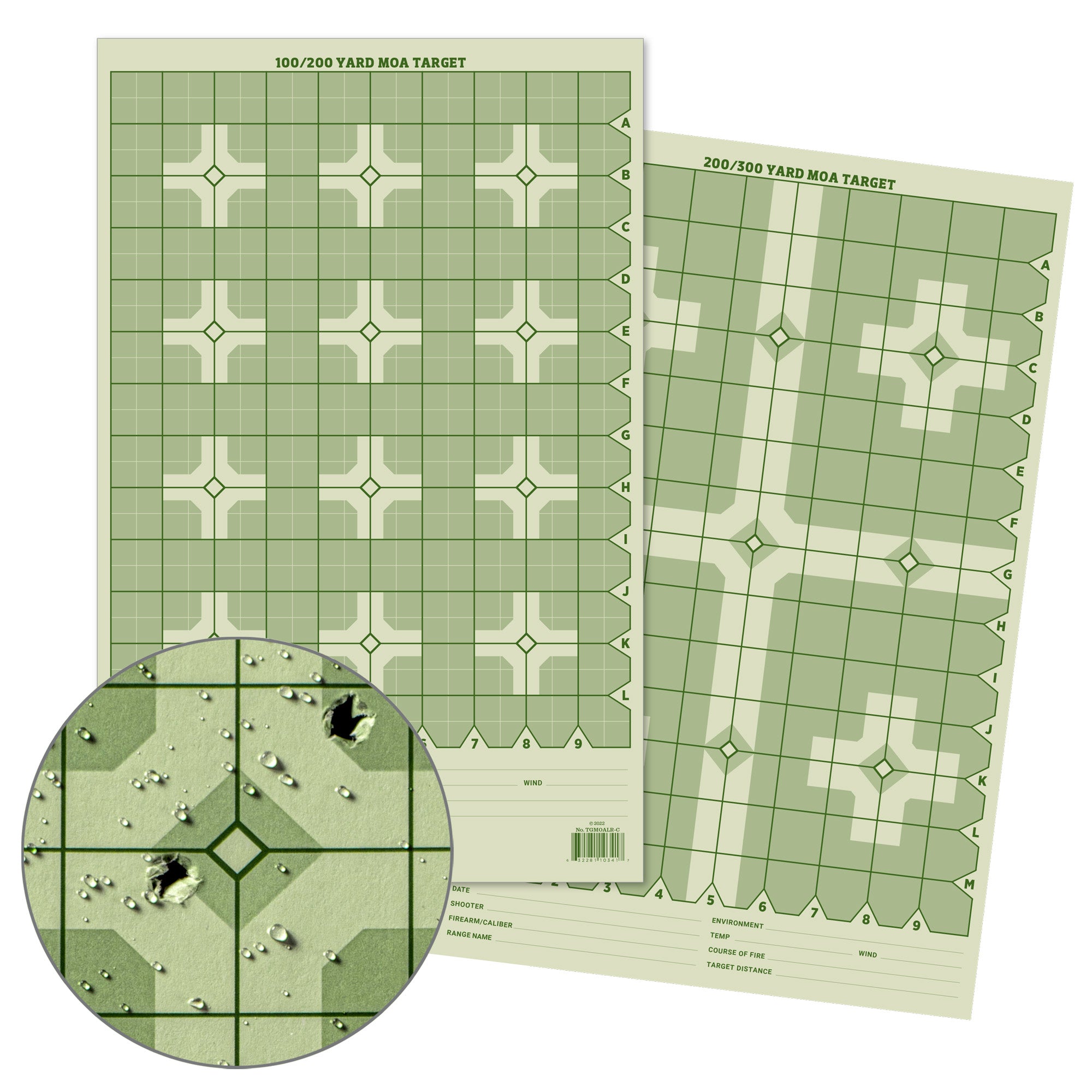 Precision Distance Shooting Target 11 X 17 - 25 PK