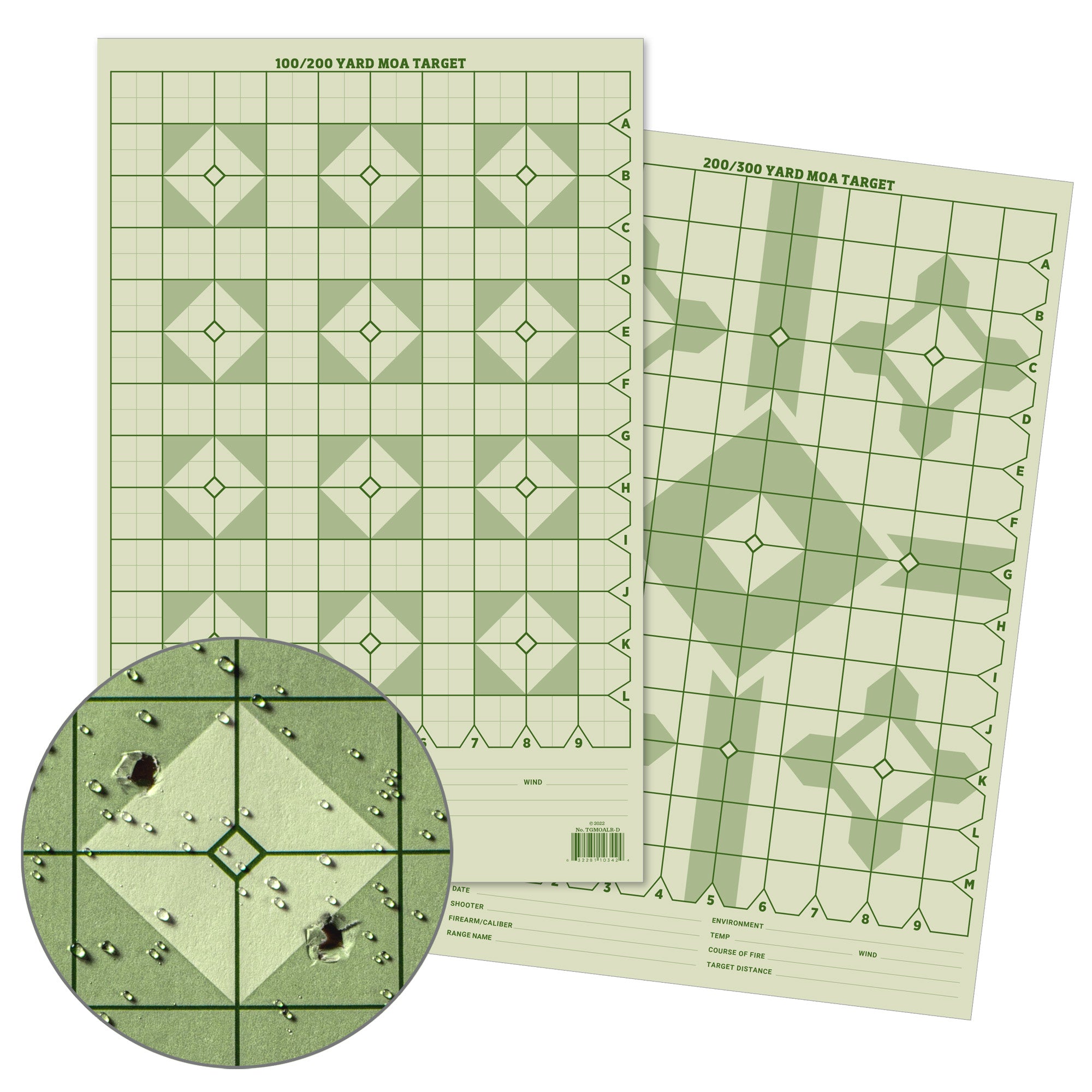 Precision Distance Shooting Target 11 X 17 - 25 PK