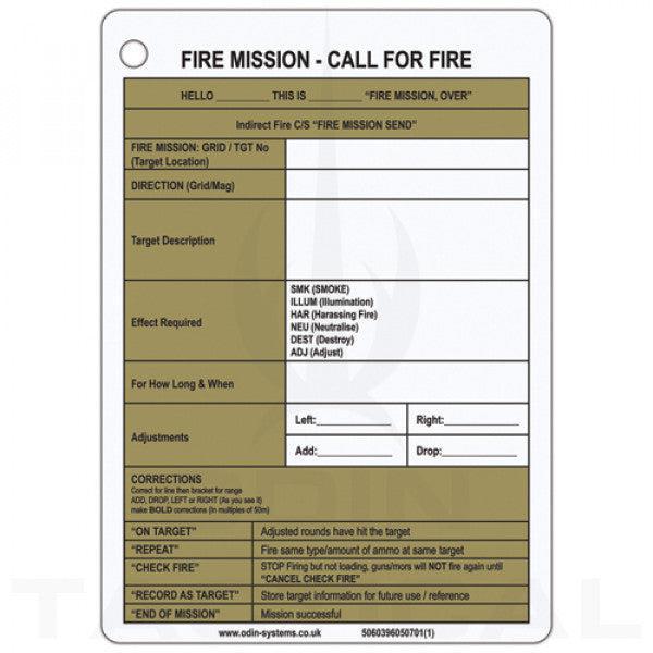 Fire Mission / Situation Report